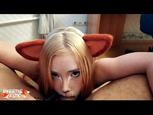 ❤️ Kitsune yutmak çük ve boşalmak içinde ona ağız Güzel porno tr.sexindrag.ru ﹏